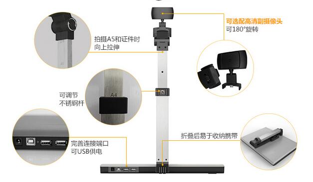 捷宇JY105ASL高拍儀